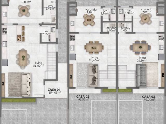 Sobrado Geminado para Venda em Navegantes - 4